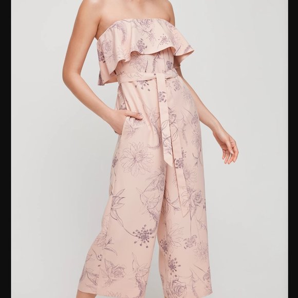 Babaton Pants - Babaton Altamiro Jumpsuit in blush pink